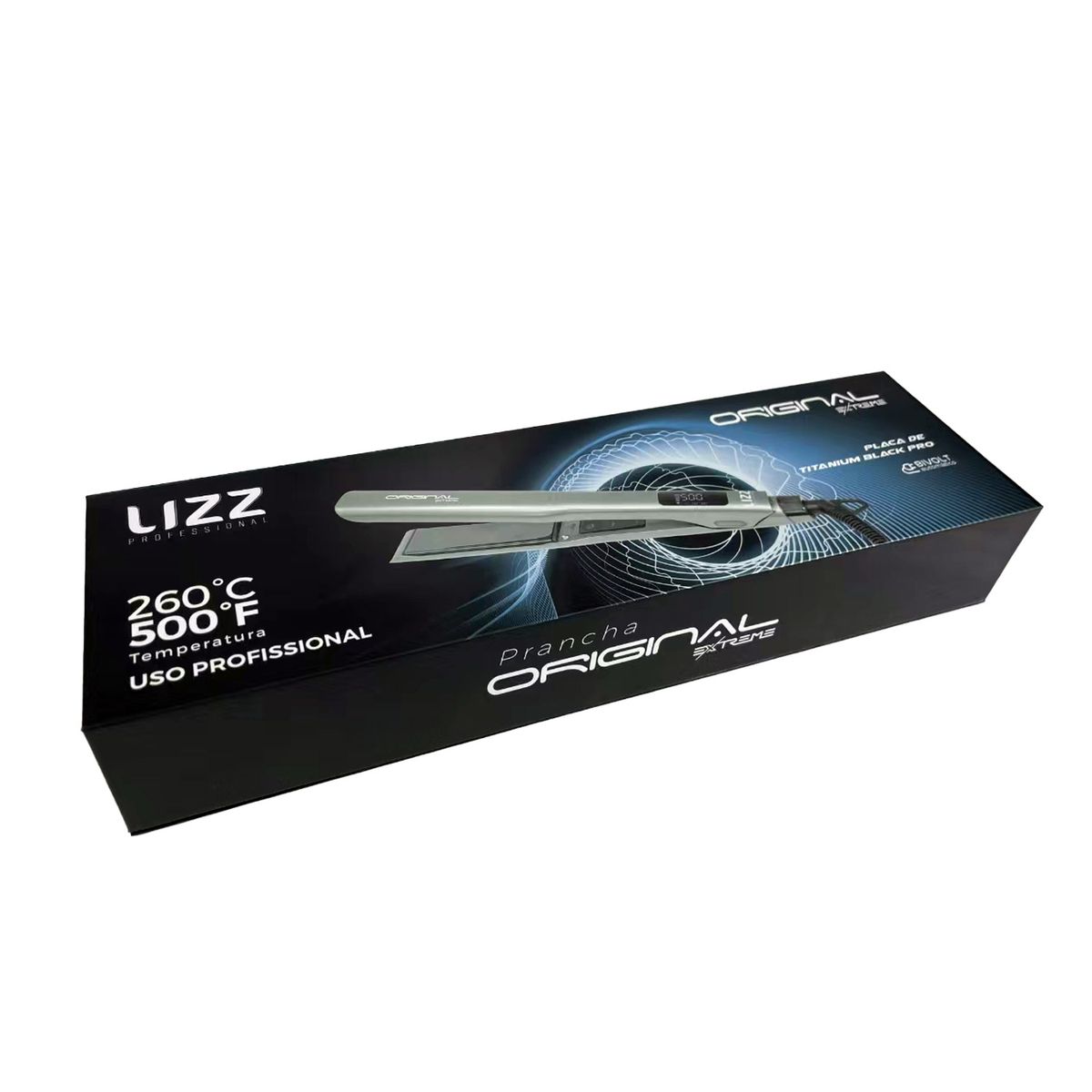 Prancha Profissional Original Extreme 260°C/500°F - Lizz Professional