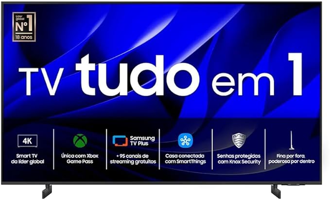 Samsung Smart TV 55" Crystal UHD 4K 55DU8000 - Painel Dynamic Crystal Color, Gaming Hub